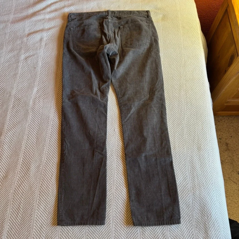 Men's J Crew Corduroy Slim Fit Style 484 Pants,‎ Gray, Size 32x32